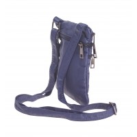 Lorenz Unisex Mini X-Body Bag with 4 Zip Pockets